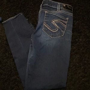 Silver jeans